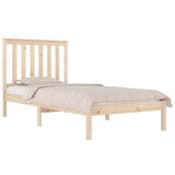 3103833 Bed Frame without Mattress Solid Wood 100x200 cm