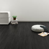 Self-adhesive Flooring Planks 4.46 m 3 mm PVC Oak Anthracite 143871