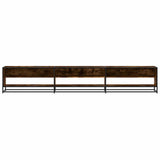 TV Cabinet Smoked Oak 270x40x46 cm Engineered Wood 3300812