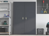 Storage Cabinet Anthracite 90 x 40 x 180 cm Steel 3406168