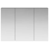 Bathroom Mirror Cabinet Black Oak 100 x 14.5 x 70 cm 889120