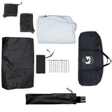 Family Tent Cabin 6-Person White Blackout Fabric Waterproof 4009565