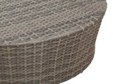 Outdoor Coffee Table Grey 68 x 30 cm Poly Rattan 42026920