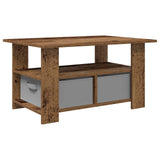 Coffee Table Old Wood 77 x 55 x 42 cm Engineered Wood 8000418