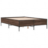 Bed Frame without Mattress Brown Oak 120x190 cm Small Double 3279821