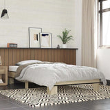 Bed Frame without Mattress Sonoma Oak 75x190 cm Small Single 845878