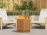 Smokeless Fire Pit Brown 38 x 38 x 51 cm Weathering Steel 858985