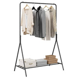 Clothes Rack with Storage Black 100 x 56 x 154 cm Steel 868444