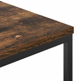 Bathroom Cabinet with Shelves Smoked Oak 36x35x165 cm 861909