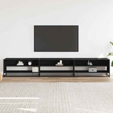TV Cabinet Black 270x40x46 cm Engineered Wood 3300810