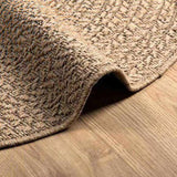 Rug ZIZUR 120 cm Jute Look Indoor and Outdoor 364836