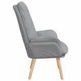 Armchair Light Grey 69 x 74 x 93 cm Fabric 42001850