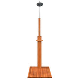Outdoor Shower Eucalyptus Wood and Steel 41770