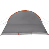 Tunnel Tent 8-Person Grey and Orange 710 x 460 x 245 cm 42004004