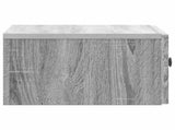 Bedside Cabinet with Drawer 2 pcs Grey Sonoma 49 x 34.5 x 20 cm 897948