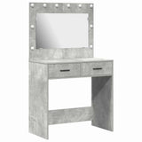 Dressing Table Concrete Grey 78.5 x 41 x 135 cm Engineered Wood 865031