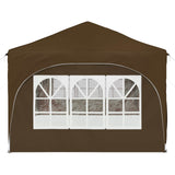 Pop-up Party Tent 575 x 288 x 245 cm Taupe Oxford Fabric 42019905