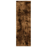 ZNTS Plant Stand Smoked Oak 33x33x100 cm Engineered Wood 852955