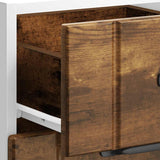 Kitchen Base Cabinet "Lucca" Smoked Oak Engineered Wood 854235