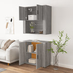 Highboard Grey Sonoma Engineered Wood 3185357
