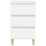 Bedside Cabinet White 40x35x70 cm Engineered Wood 819660