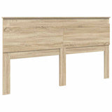 Headboard with Headboard Sonoma Oak 200 cm Engineered Wood 887419
