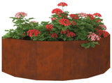 Planter Rusty 90 x 45 x 35 cm Weathering Steel 883695