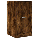 Apothecary Cabinet Smoked Oak 40x41x77.5 cm Engineered Wood 855191