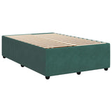 Bed Frame without Mattress Dark Green 120x190 cm Small Double Velvet 3284997