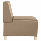 Modular Sofa Unit Armless Cappuccino 55 x 74 x 82 cm 4108493