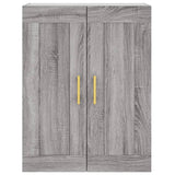 Highboard Grey Sonoma 69,5x34x180 cm Engineered Wood 3199551
