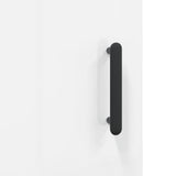 Highboard High Gloss White 69.5x31x115 cm Engineered Wood 830334