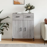 Sideboard Grey Sonoma 69.5x34x90 cm Engineered Wood 827994