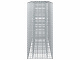 Gabion Raised Bed 3 pcs Silver 250 x 50 x 150 cm 3422235