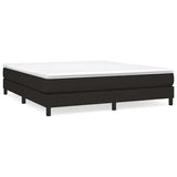 Box Spring Bed Frame Black Super King Fabric 3121171