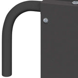 Hanging Hay Feeder Black 61 x 33 x 66 cm Cold-Rolled Steel 874633