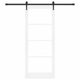 Sliding Door Manual White 86 x 211 cm Wood and metal 3332398