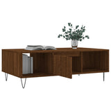 Coffee Table Brown Oak 104x60x35 cm Engineered Wood 827091