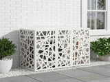 Air Conditioner Cover White 110 x 50 x 80 cm Steel 8014165