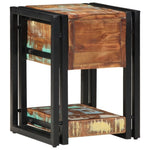 ZNTS Nightstands 2 pcs 40x40x40 cm Solid Reclaimed Wood 4016709