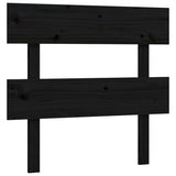 Bed Frame without Mattress Black 100x200 cm Solid Wood Pine 3193265