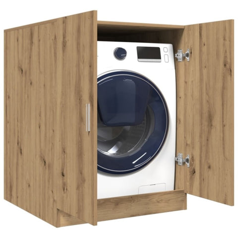 ZNTS Washing Machine Cabinet Artisan Oak 70.5x71.5x91.5 cm 856641