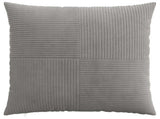 Cushion Cover 6 pcs ALMELO Light Grey 80 x 80 cm Corduroy 915686