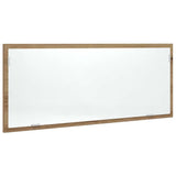 LED Bathroom Mirror Artisan Oak 100x8.5x37 cm Engineered Wood 856276