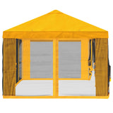 Gazebo Cover with Sidewalls 6 x 3 m Yellow Polyester 190 900417
