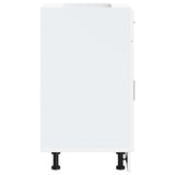 Kitchen Base Cabinet Porto White Engineered Wood 853967