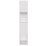 Book Cabinet Room Divider White 80x24x124.5 cm Engineered Wood 809134