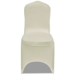 ZNTS Chair Cover Stretch Cream 12 pcs 279092