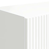 TV Wall Cabinet High Gloss White 59.5 x 31 x 100 cm 892373