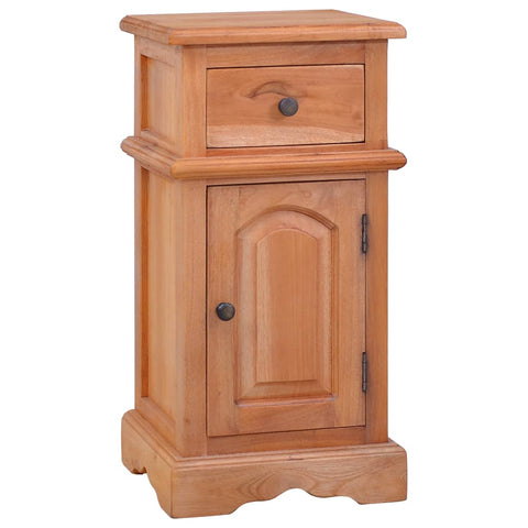 ZNTS Bedside Cabinet Solid Mahogany Wood 288830